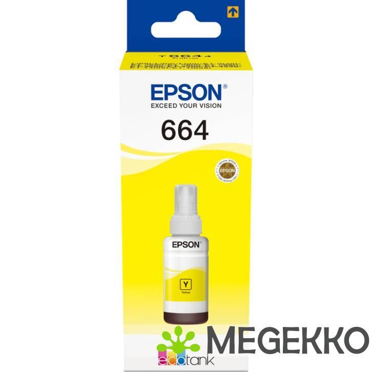 Epson T6644 Geel 70ml inkt voor ecotank, Computers en Software, Overige Computers en Software, Nieuw, Verzenden