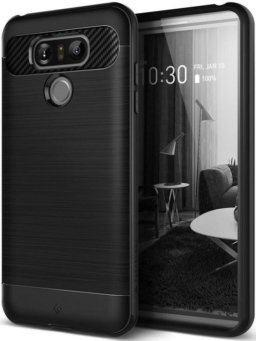 LG G6 Caseology Vault Series TPU Shock Proof Case - Black, Télécoms, Téléphonie mobile | Housses, Coques & Façades | Marques Autre