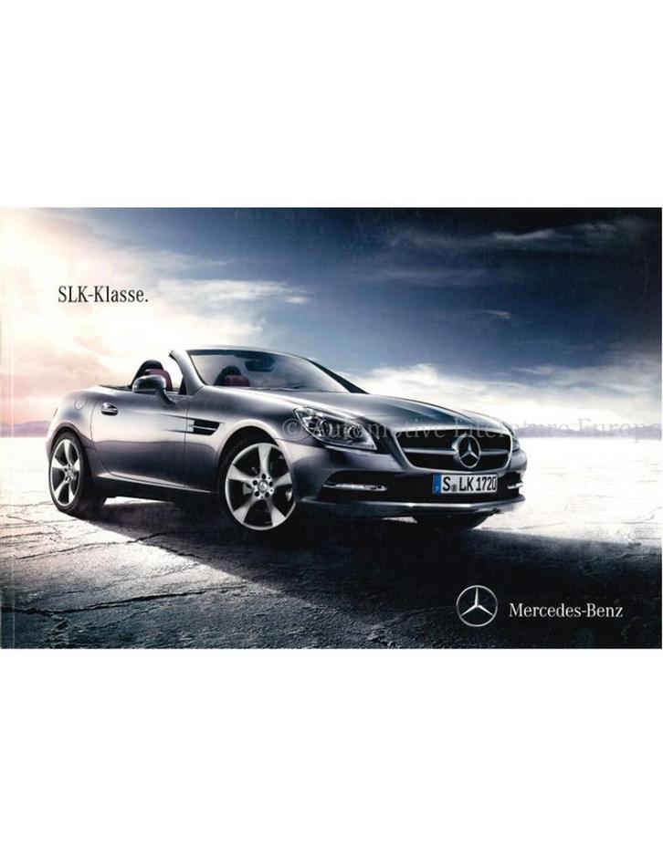 2012 MERCEDES BENZ SLK BROCHURE DUITS, Boeken, Auto's | Folders en Tijdschriften