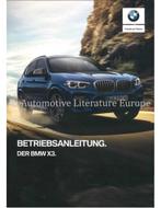 2018 BMW X3 INSTRUCTIEBOEKJE DUITS, Ophalen of Verzenden