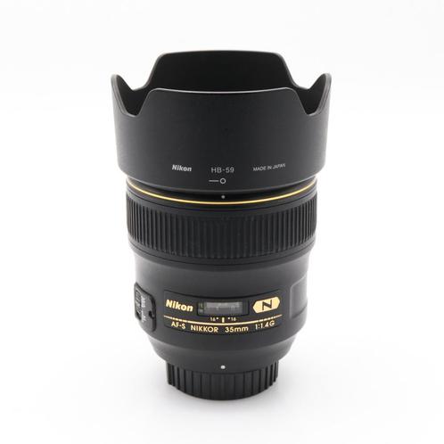 Nikon AF-S 35mm F/1.4G occasion, Audio, Tv en Foto, Foto | Lenzen en Objectieven, Zo goed als nieuw, Verzenden