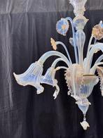 Lustre - Opale - Verre de Murano - 5 lumières / diamètre de, Antiek en Kunst, Antiek | Verlichting