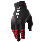 Shot cross handschoenen Core Rood/Zwart Maat M, Verzenden, Nieuw
