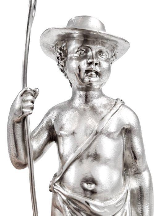 Edward & John Barnard (1860s) - Figurine - Cast sterling, Antiek en Kunst, Antiek | Zilver en Goud