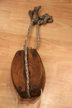 Objets maritimes (2) - Bloc à double poulie, Katrolle,