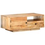 vidaXL Salontafel 90x50x35 cm massief mangohout, Verzenden, Nieuw