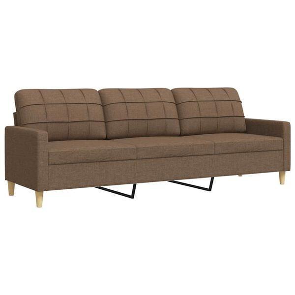 Bruine Zetel 210cm | OP = OP Retour Deal | Tof Prijsje, Huis en Inrichting, Zetels | Zetels, 200 tot 250 cm, Minder dan 75 cm