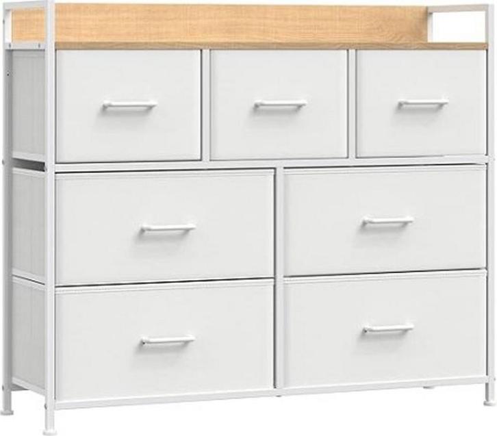 Ladekast - commode - 7 stoffenladen met handgrepen -, Huis en Inrichting, Kasten | Ladekasten, Verzenden