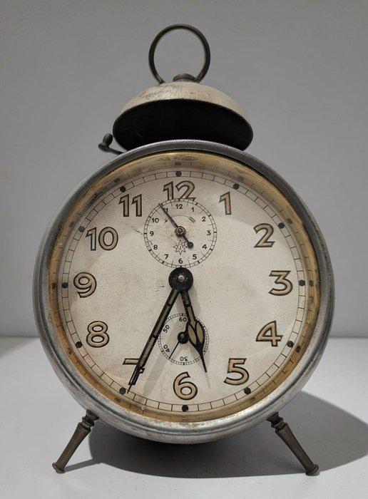 Réveil - Junghans - Métal, Laiton, Émail - 1930-1940, Antiek en Kunst, Antiek | Klokken