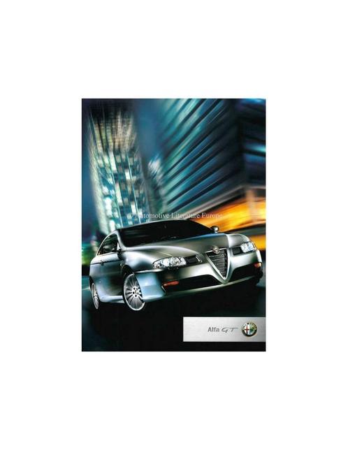 2004 ALFA ROMEO GT BROCHURE AUSTRALISCH, Boeken, Auto's | Folders en Tijdschriften, Ophalen of Verzenden
