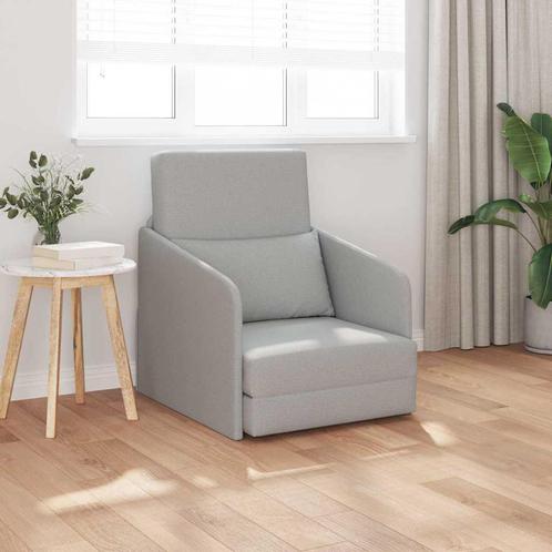 vidaXL Ligbed 2-in-1 Cloud Grijs 65x80x83 cm Stof, Huis en Inrichting, Zetels | Zetels, Nieuw, Verzenden