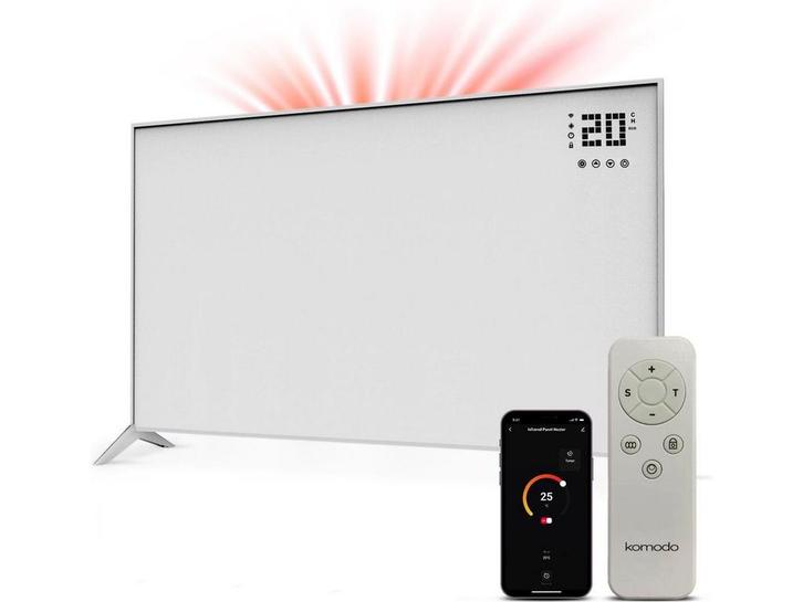 Komodo Blazi - Infrarood Verwarmingspaneel - 800W - 100x60, Doe-het-zelf en Bouw, Verwarming en Radiatoren, Zo goed als nieuw