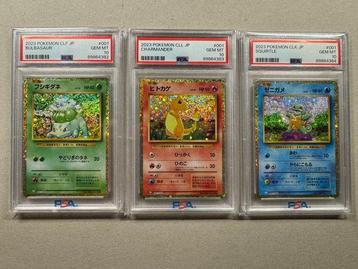 Pokémon - 3 Graded card - PSA 10