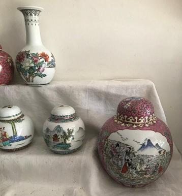 Pot à gingembre (10) - Porcelaine - Vases et pots en, Antiek en Kunst