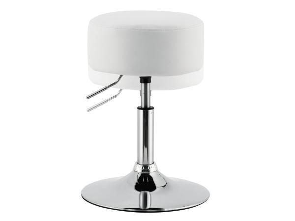 Veiling - Draaibare Kaptafelkruk / Kruk Tonia - Wit - ø 38,, Maison & Meubles, Tabourets