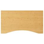 vidaXL Bureaublad 110x60x4 cm bamboe, Huis en Inrichting, Verzenden, Nieuw