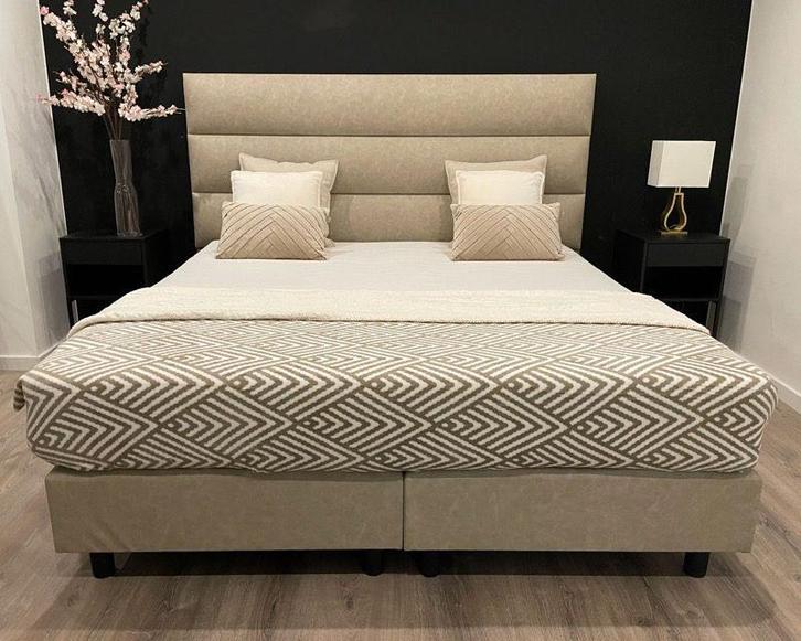 Boxspring Modesto - 130 x 200, Maison & Meubles, Chambre à coucher | Lits boxsprings