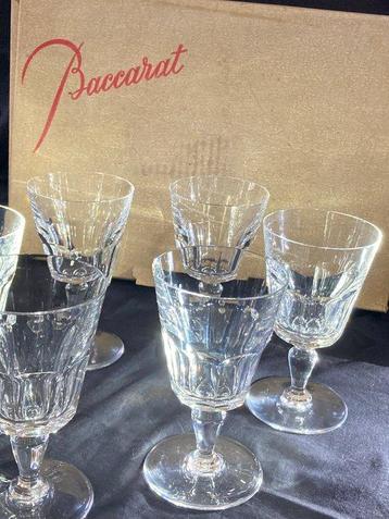 Baccarat - Drinkservies (6) - Rode wijnglazen, model