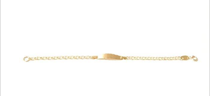 Zonder minimumprijs - Schakelarmband - 18 karaat Geel goud, Handtassen en Accessoires, Antieke sieraden