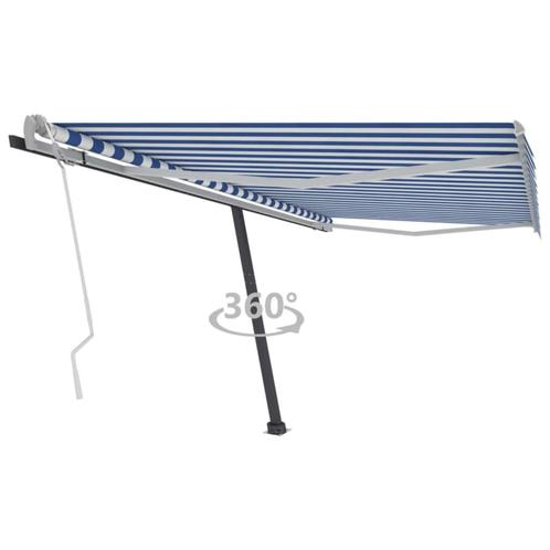 vidaXL Luifel vrijstaand handmatig uittrekbaar 400x300 cm, Tuin en Terras, Zonneschermen, Nieuw, Verzenden