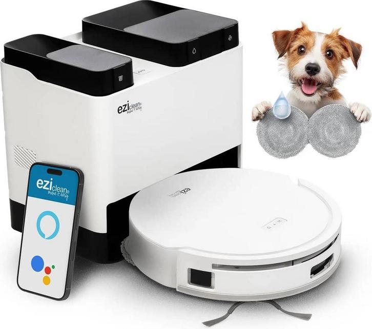 EZIclean Z12 Ultra - Robotstofzuiger met Laadstation -, Elektronische apparatuur, Stofzuigers, Zo goed als nieuw, Verzenden