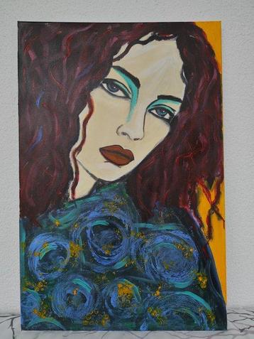 Wigulins Art (1971) - Green Eyes - original Artwork
