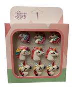 Set van 9 leuke punaises in een doosje (model: eenhoorn2), Verzenden, Nieuw