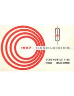 1967 OLDSMOBILE F-85 INSTRUCTIEBOEKJE NEDERLANDS
