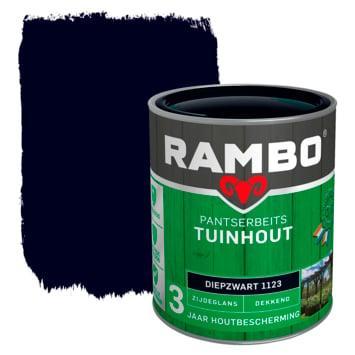 Rambo Pantserbeits Tuinhout Zijdeglans Dekkend Diepzwart, Bricolage & Construction, Peinture, Vernis & Laque, Envoi