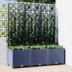 vidaXL Plantenbak met latwerk 120x40x136 cm polypropeen, Tuin en Terras, Verzenden, Nieuw