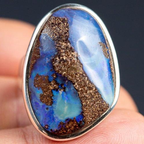 Opale de Boulder australienne - Mines de Lightning Ridge -, Verzamelen, Mineralen en Fossielen