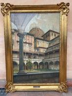 Odoardo Borrani (1833-1905) - Interno di San Lorenzo, Antiek en Kunst, Kunst | Schilderijen | Klassiek