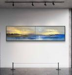 Anderle - A splash of blue - Diptych, Antiek en Kunst, Kunst | Schilderijen | Modern