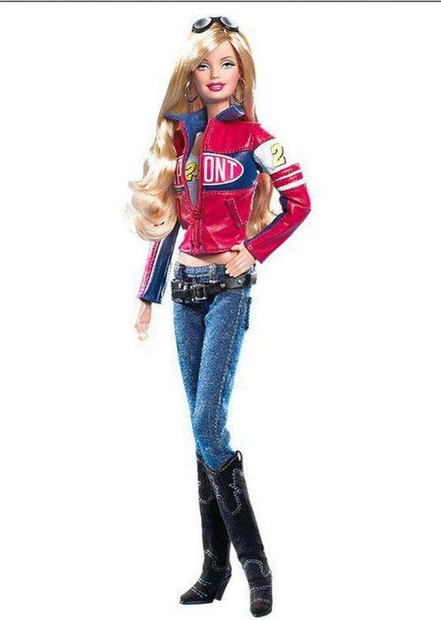 Mattel - Poupée Barbie Jeff Gordon Barbie – NASCAR Tribute –, Antiek en Kunst, Antiek | Speelgoed