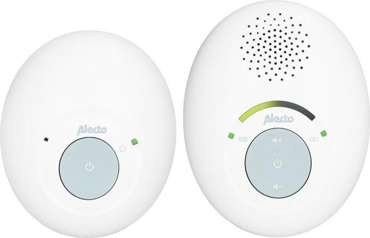 Alecto Babyfoon - Wit/Blauw DBX110 - Full Eco DECT, Kinderen en Baby's, Babyfoons, Nieuw, Verzenden