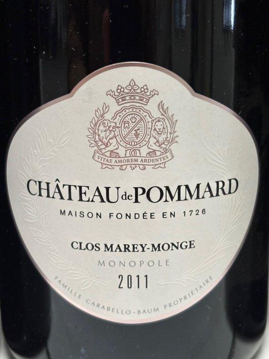 2011 Château de Pommard - Clos Marey Monge Monopole -, Verzamelen, Wijnen