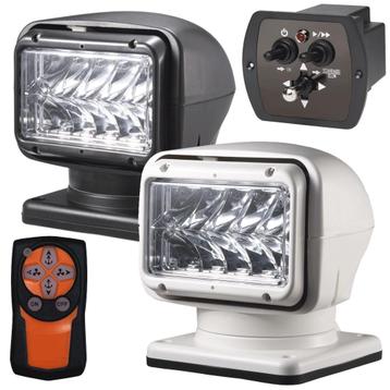 M220 LED zoeklamp ZWART of WIT met vaste en waterdichte, Ophalen of Verzenden