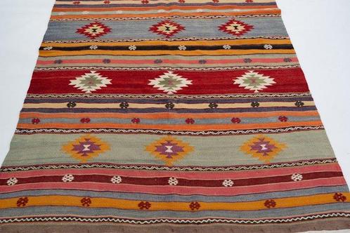 Usak - Kelim - 295 cm - 178 cm - Kleurrijk wollen kilim, Huis en Inrichting, Stoffering | Tapijten en Vloerkleden