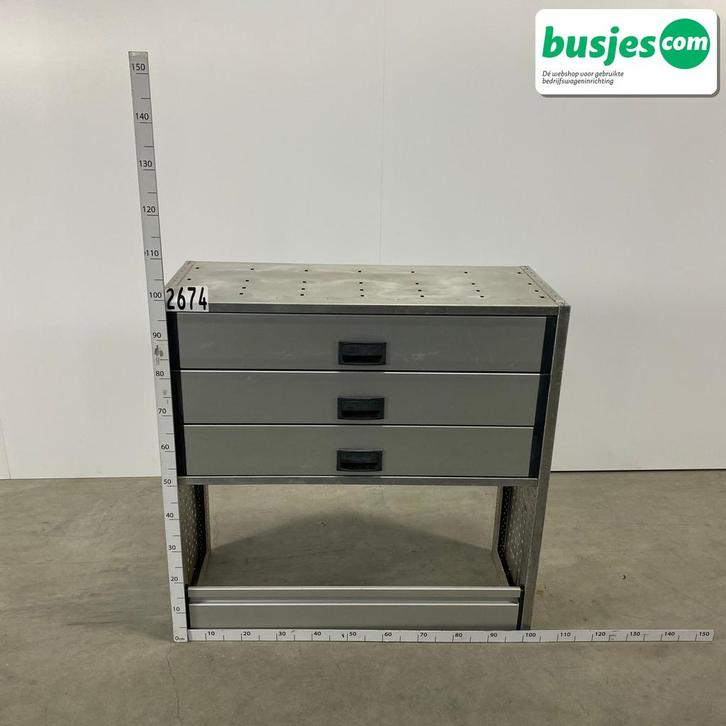 Aluca bedrijfswageninrichting 1010x420x1000mm (2674), Auto-onderdelen, Overige Auto-onderdelen, Gebruikt, Verzenden