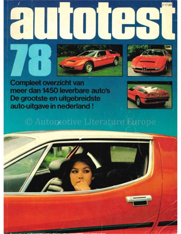 1978 AUTOTEST JAARBOEK NEDERLANDS, Boeken, Auto's | Boeken, Ophalen of Verzenden