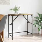 vidaXL Wandtafel Oudhout 75 x 32 x 75 cm Bewerkt hout, Maison & Meubles, Verzenden