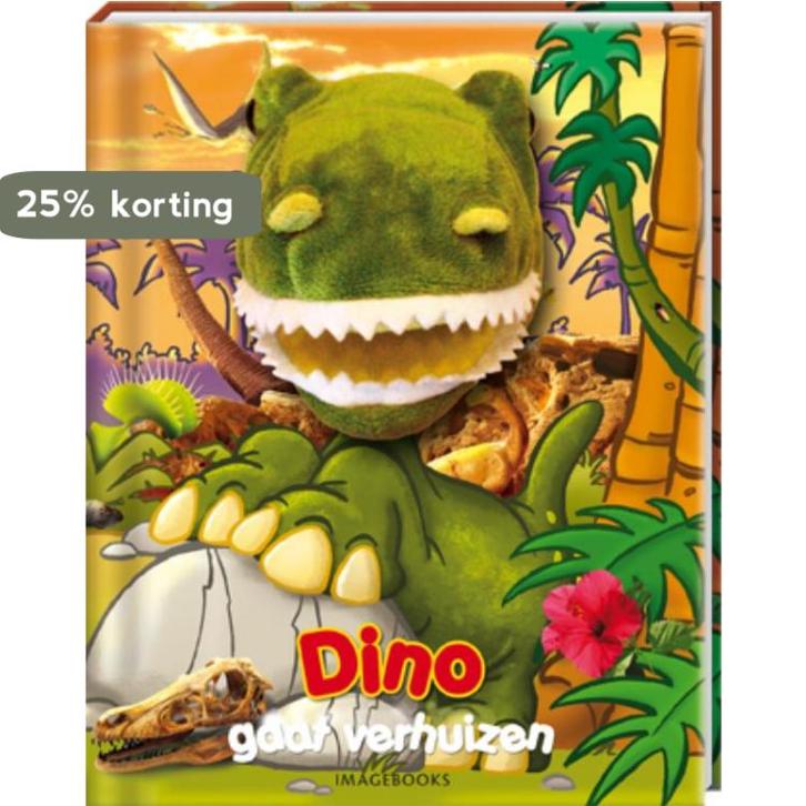 Dino gaat verhuizen / Handpopboek 9789461440723, Boeken, Kinderboeken | Baby's en Peuters, Gelezen, Verzenden