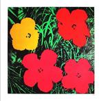Andy Warhol - “Flowers, 1964”. Met AW stempel. 90x90 cm. -
