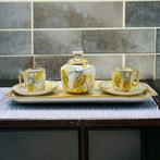 Alfa Ceramiche - Koffieservies (6) - Tête-à-Tête Yellow