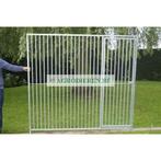 Spijlpaneel 164 h - 3 m - spijl 5 cm - met deur en, Animaux & Accessoires, Maisons pour chiens