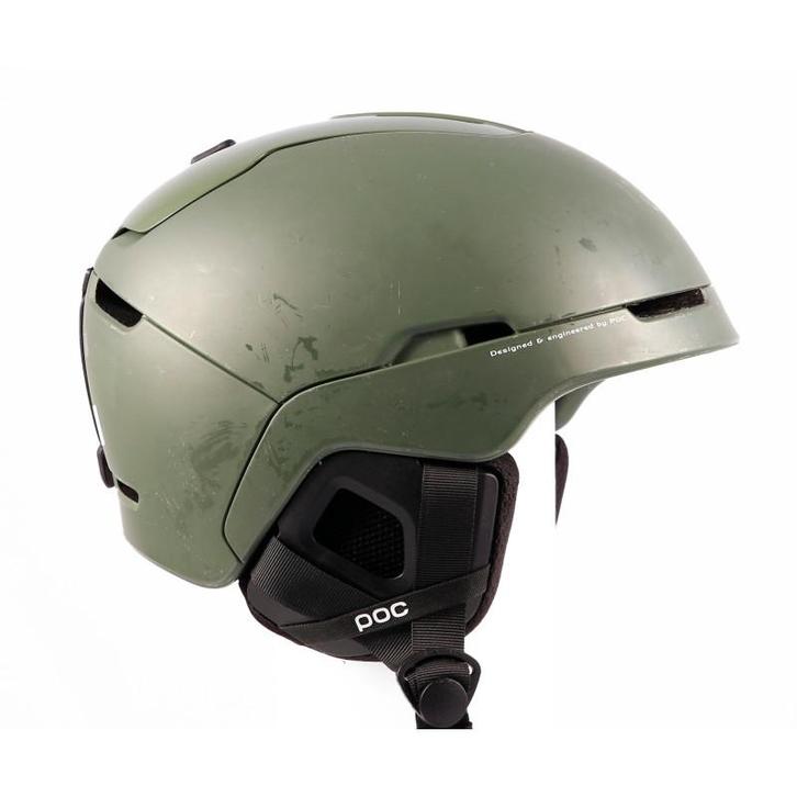 51 52 53 54 skihelm/snowboardhelm POC OBEX, Green, verstelba, Sport en Fitness, Skiën en Langlaufen, Ski, Overige typen, Gebruikt
