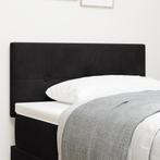 vidaXL LED Hoofdbord met Knopen - Zwart - 100 cm - Fluweel, Huis en Inrichting, Slaapkamer | Bedden, Verzenden, Nieuw