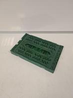 AyKasa opvouwbare krat Mini 27x17x10.5 cm nieuw Groen, Bricolage & Construction, Ophalen of Verzenden