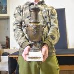 Kaarsenhouder (2) - Legering, Marmer - Grote coupes