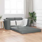 vidaXL Ligbed 2-in-1 Donkergrijs 148x71x83 cm Stof, Verzenden, Nieuw